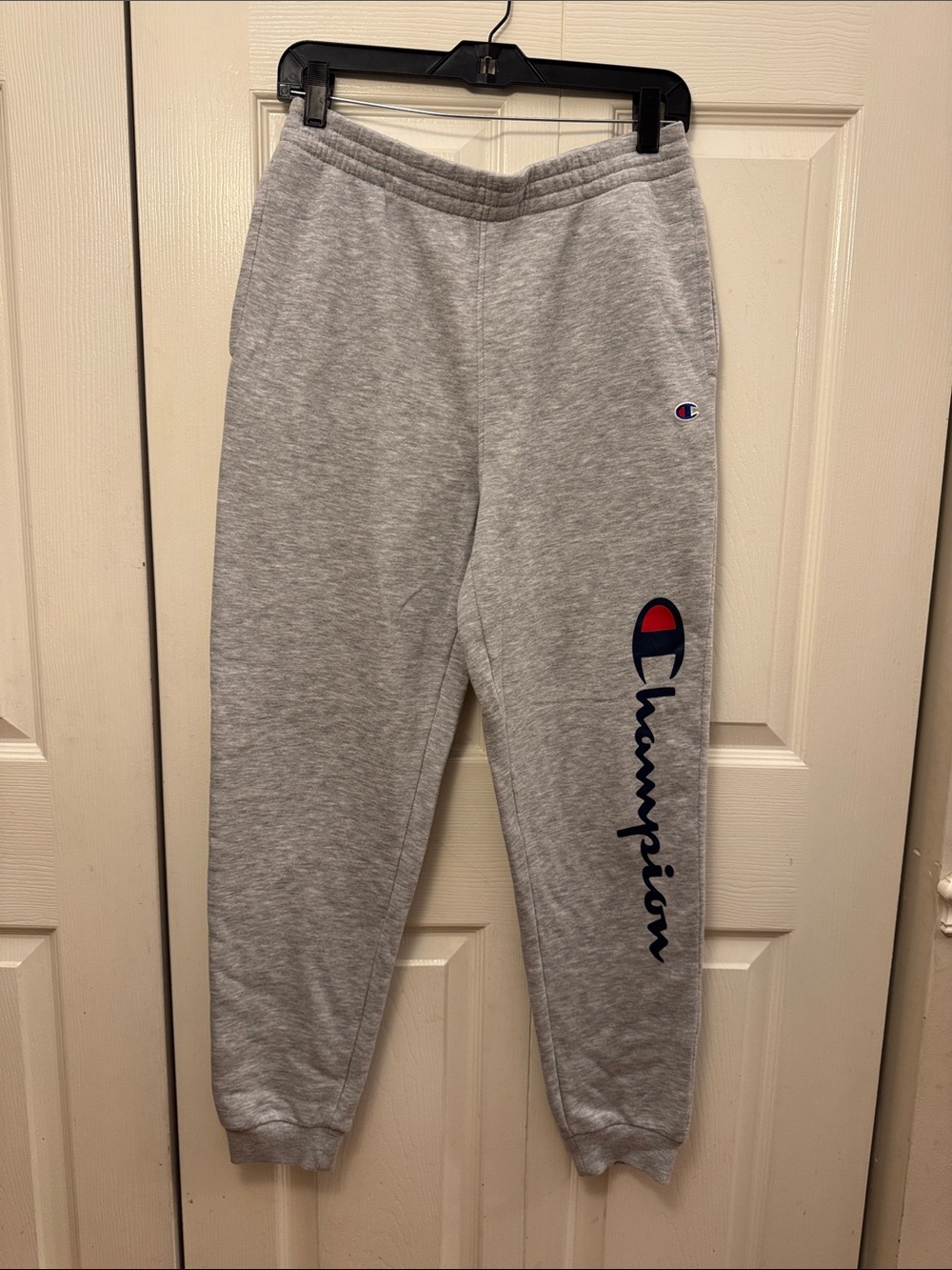Champion Youth Joggers with Signature Script in Navy & Red